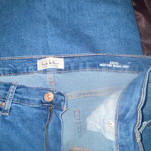 Nicole Miller Soho Blue Denim Jeans